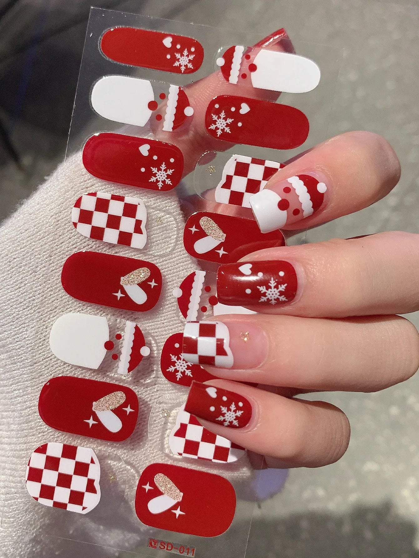 Nail art Stickers - 3D Art Nail Polished Sticker Cover