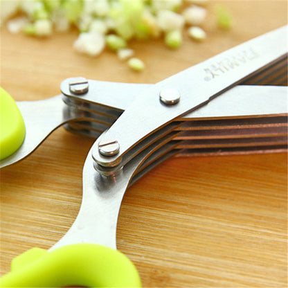 FineFive™ - Leaf kitchen salad scissors