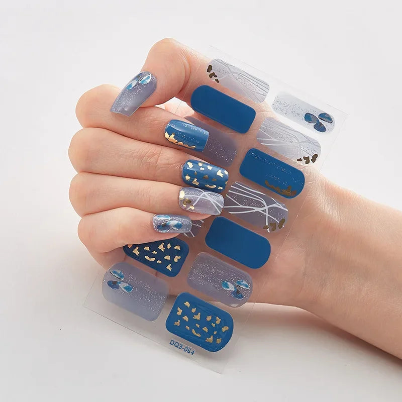Nail art Stickers - 3D Art Nail Polished Sticker Cover