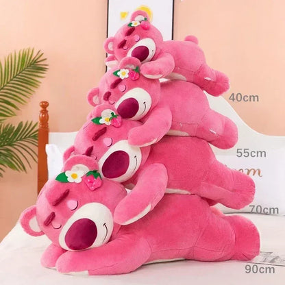Cute Bear Strawberry Plush Pillow Stuffed Toys