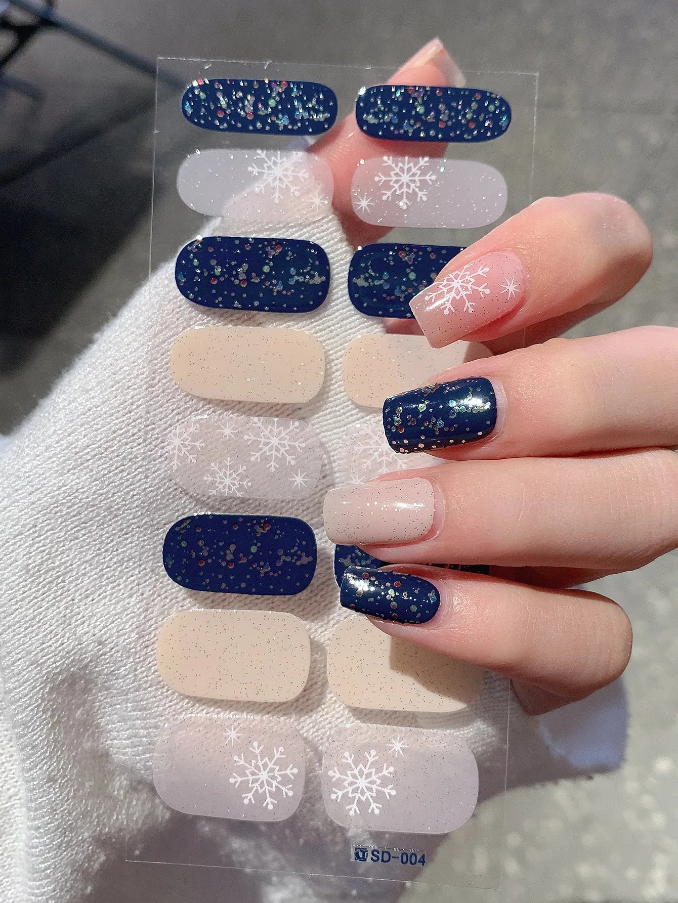 Nail art Stickers - 3D Art Nail Polished Sticker Cover