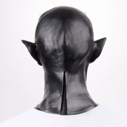 Black Demon Horn Mask