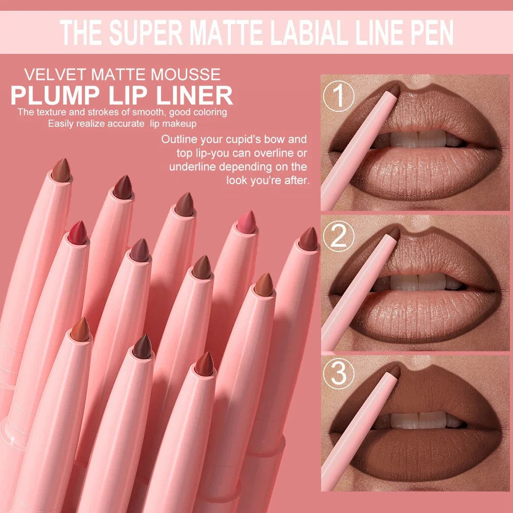 Slim Lip Liner Pencil Waterproof