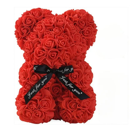 Eternal Rose Teddy Bear (25CM)