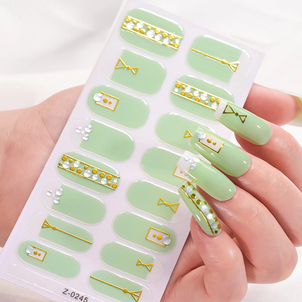 StickaGel™ - 3D Nail Sticker Art Polished Cover