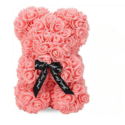Eternal Rose Teddy Bear (25CM)