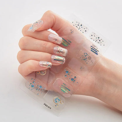 Nail art Stickers - 3D Art Nail Polished Sticker Cover