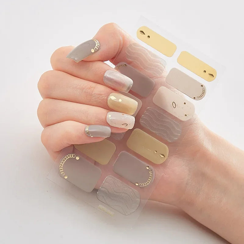 Nail art Stickers - 3D Art Nail Polished Sticker Cover