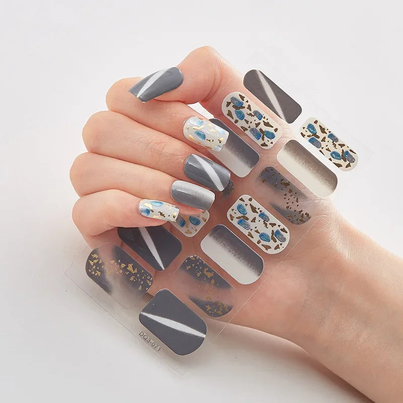 Nail art Stickers - 3D Art Nail Polished Sticker Cover