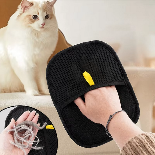 1+1 FREE | GroomPet™ 2-in-1 Pet Hair & Lint Remover Grooming Glove