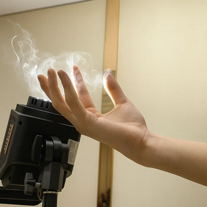 Smoke effect kit for magical performances