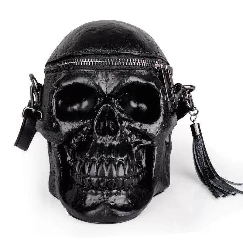 Grave Digger™ Black Skull Handbag