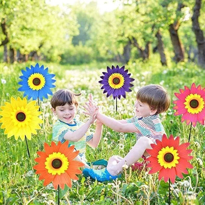 Suncharm™ Colorful Sunflower Windmill