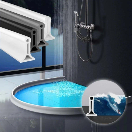 Flexible water retention barrier for shower – Easy installation