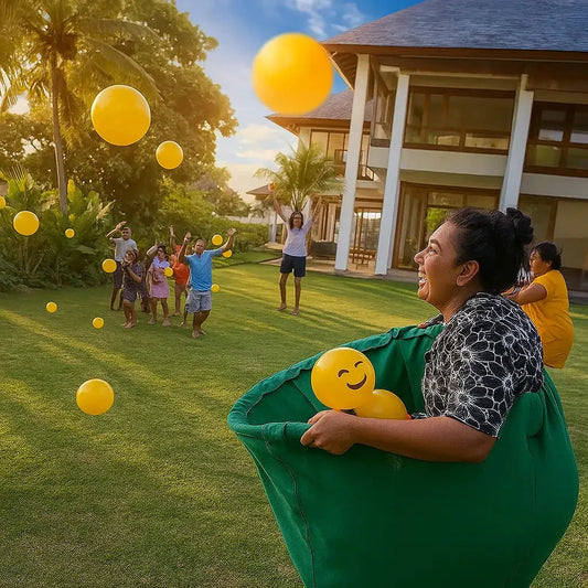 Pouchy™ - Outdoor catching game with giant pants