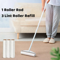 1 Roller Rod + 3 Lint Roller Refill