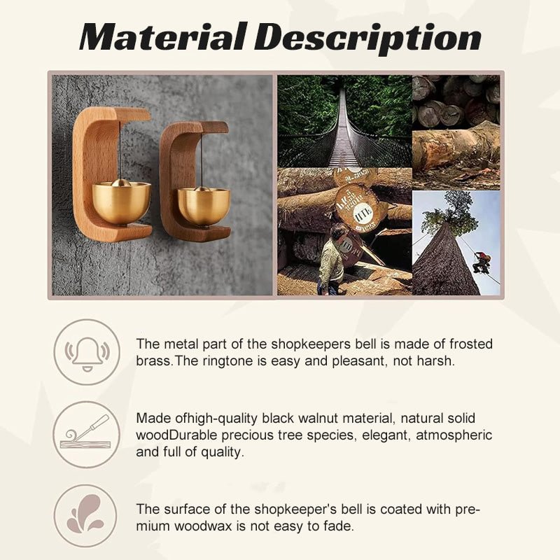 1+1 FREE I Ding™ - Magnetic Wooden Wind Chime Doorbell Decoration