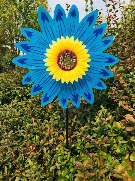 Suncharm™ Colorful Sunflower Windmill