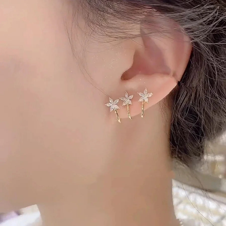 Caefleur - Shiny Crystal Earrings