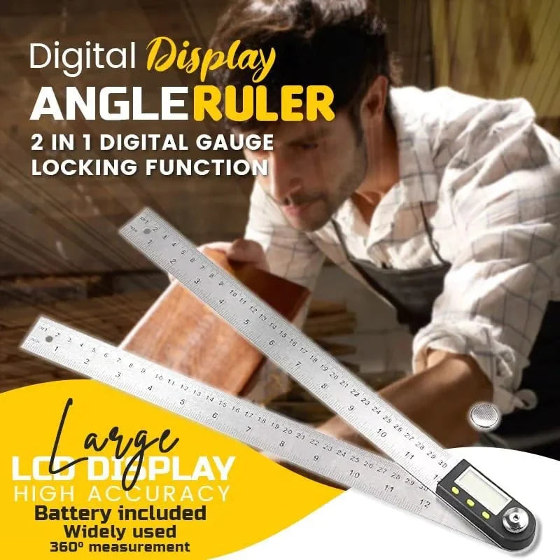 DigiAngle™ Digital Display Angle Ruler