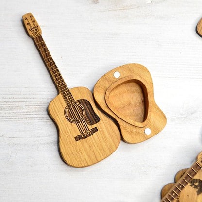 Guitarrita™ Wooden Guitar Pick Box