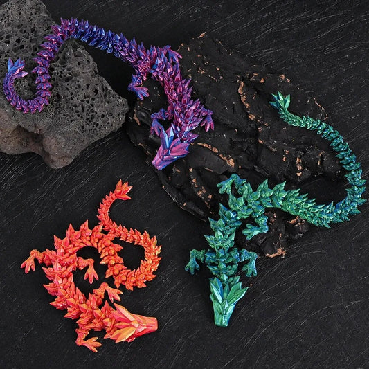 Dracorn™ - Mythical 3D-Printed Laser Crystal Dragon