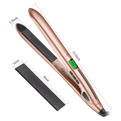 Pro Titanium 2-in-1 Flat & Curling Iron