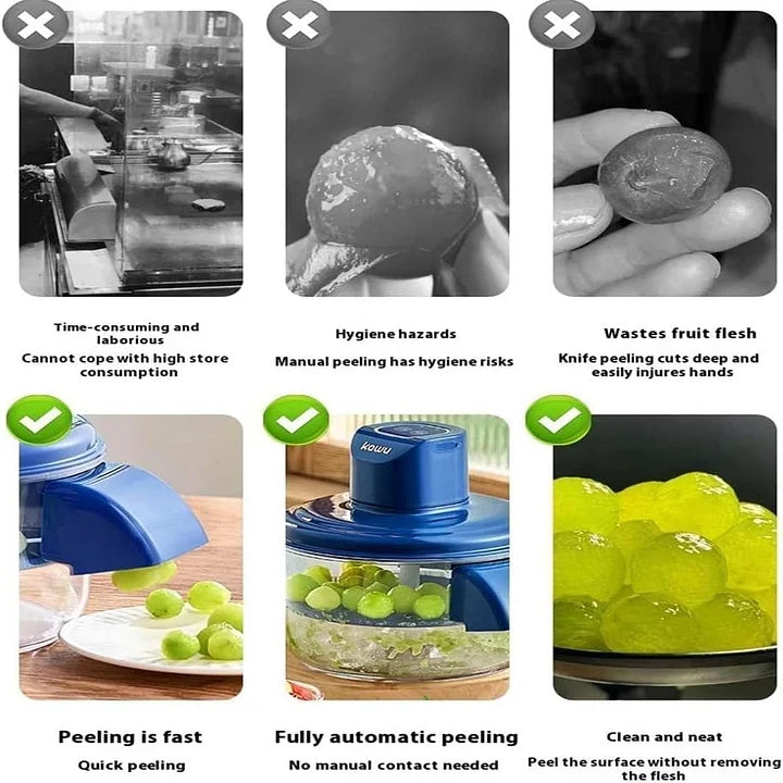 SmoothPeel™ – Automatic Rechargeable Fruit Peeler