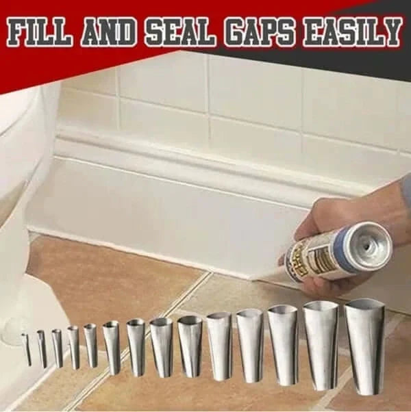 (Version 1) SealMate™ Reusable Caulking Nozzle Applicator Finishing Tool