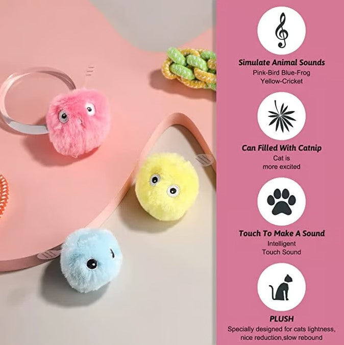 Fuzzyball™ - Interactive Ball Cat Toy