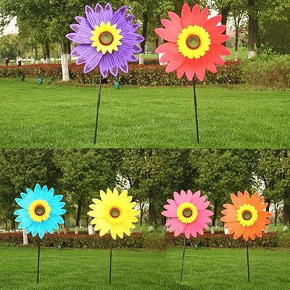 Suncharm™ Colorful Sunflower Windmill