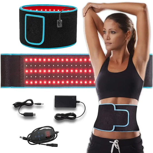 Red Light Therapy Belt | Dual Spectrum Massage & Timer