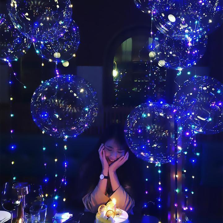 Glow™ - Reusable LED balloons to light up your parties (X10)
