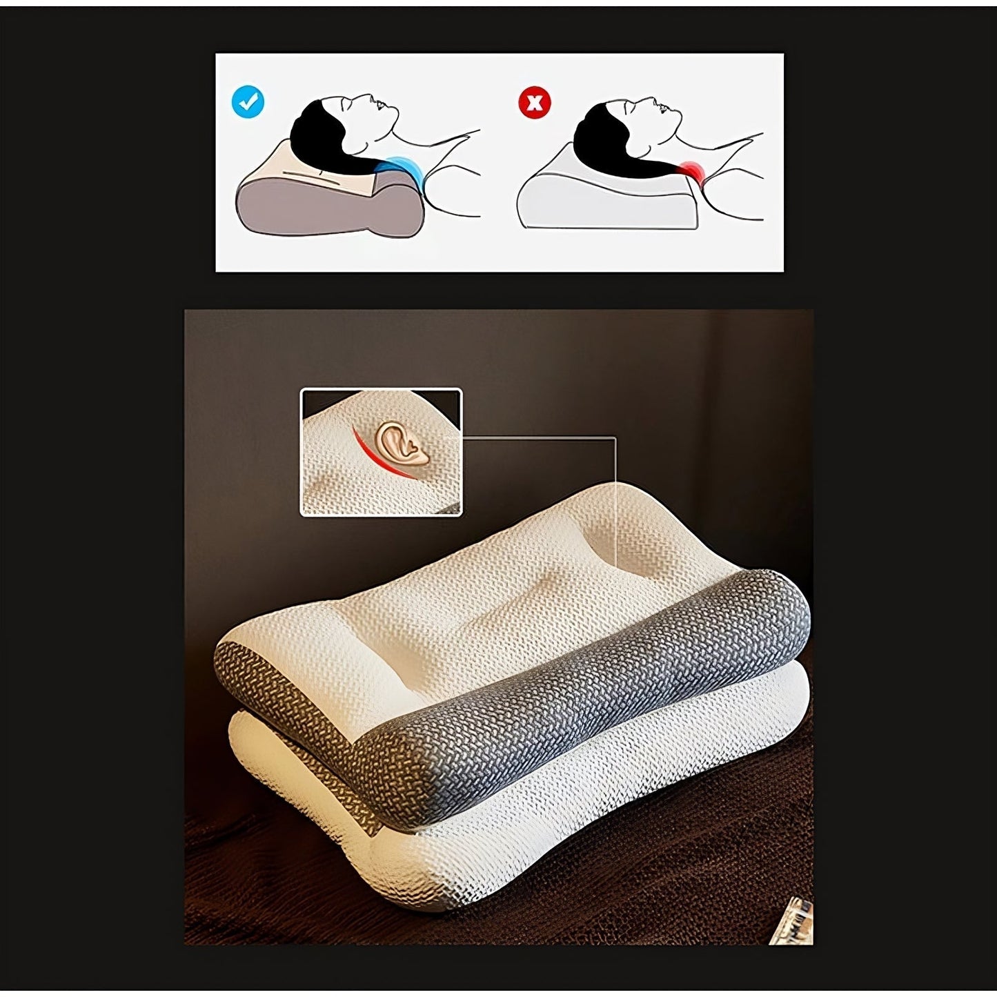 Orthozen™ Super Ergonomic Pillow - Protect Your Neck and Spine