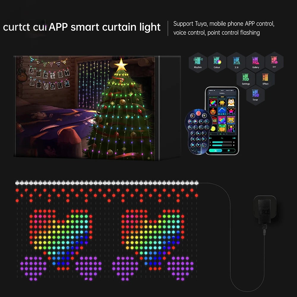 Splash™ - Color Waves LED Curtain Sync Lights