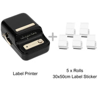Black + 5 Label Rolls