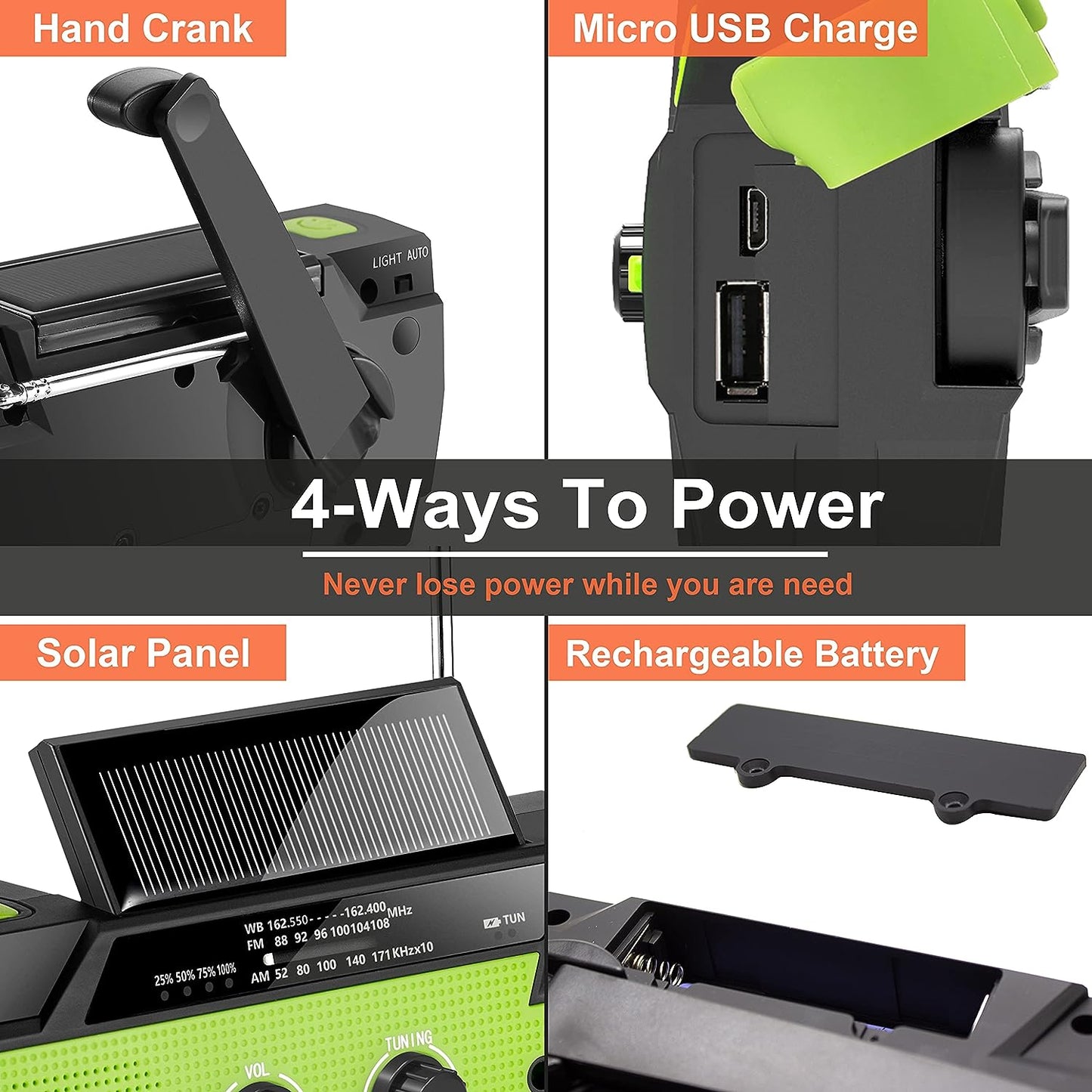 TrailRadio™ - Emergency Solar Powered Radio 2.0