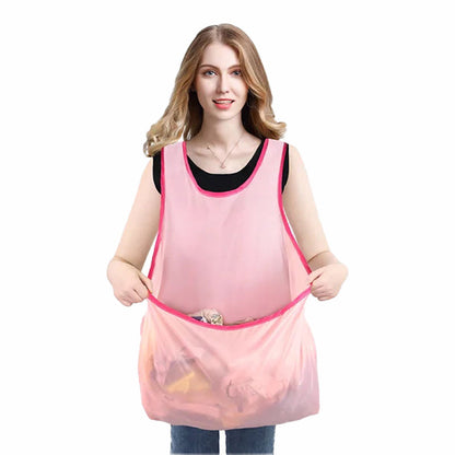 Laundry bag apron - Practical and adjustable